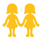Women Holding Hands, the previous design