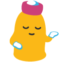 Person Tipping Hand, the previous design