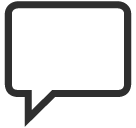 Speech Balloon, the previous design