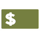 Dollar Banknote as drawn by Google in Android 6.0.1