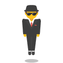 Person in Suit Levitating, the design in this release
