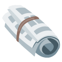 Rolled-up Newspaper, the previous design