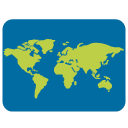 World Map as drawn by Google in Android 6.0.1