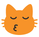 Kissing Cat as drawn by Google in Android 6.0.1