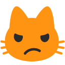 Pouting Cat, the previous design