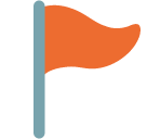 Triangular Flag as drawn by Google in Android 6.0.1