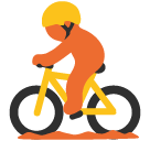 Person Mountain Biking, the previous design
