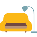 Couch and Lamp, the previous design