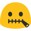 Zipper-Mouth Face, the previous design