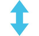 Up-Down Arrow as drawn by Google in Android 6.0.1