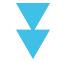 Fast Down Button as drawn by Google in Android 6.0.1