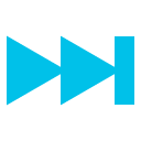 Next Track Button as drawn by Google in Android 6.0.1