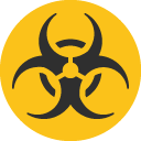 Biohazard as drawn by Google in Android 6.0.1