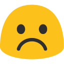 Frowning Face, the previous design