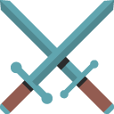 Crossed Swords, the previous design