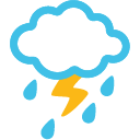 Cloud with Lightning and Rain, the design in this release