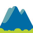 Mountain as drawn by Google in Android 6.0.1