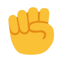Raised Fist, the design in this release