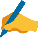 Writing Hand, the design in this release