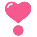 ハートのびっくり as drawn by Google in Android 6.0.1