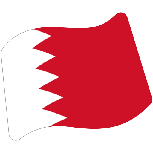 Flag: Bahrain as drawn by Google in Android 7.0