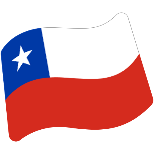 Flag: Chile as drawn by Google in Android 7.0