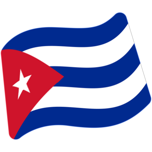 Flag: Cuba as drawn by Google in Android 7.0