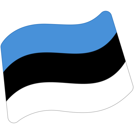 Flag: Estonia as drawn by Google in Android 7.0