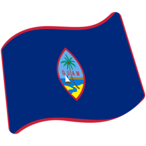 Flag: Guam as drawn by Google in Android 7.0