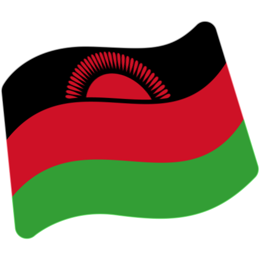 Flag: Malawi as drawn by Google in Android 7.0
