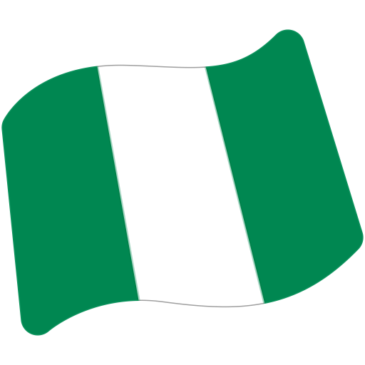 Flag: Nigeria as drawn by Google in Android 7.0