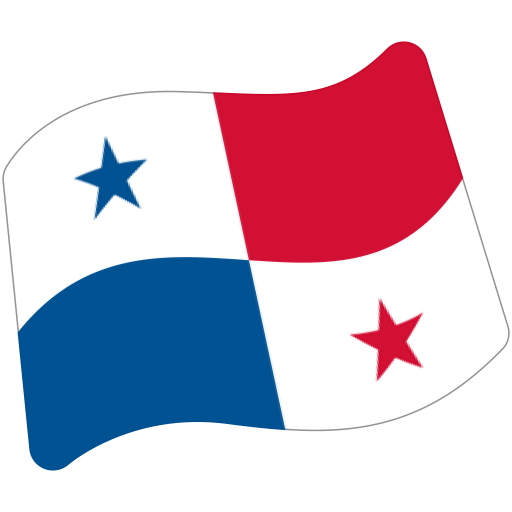 Flag: Panama as drawn by Google in Android 7.0