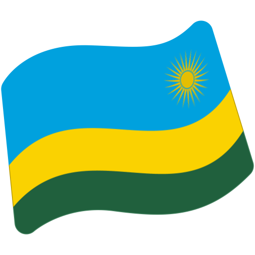 Flag: Rwanda as drawn by Google in Android 7.0