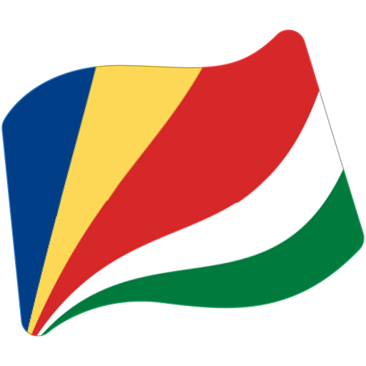 Flag: Seychelles as drawn by Google in Android 7.0