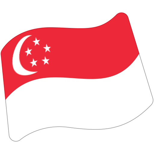 Flag: Singapore, the design in this release
