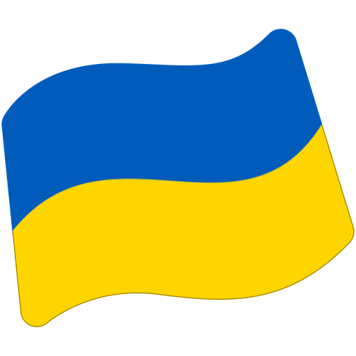 Flag: Ukraine as drawn by Google in Android 7.0