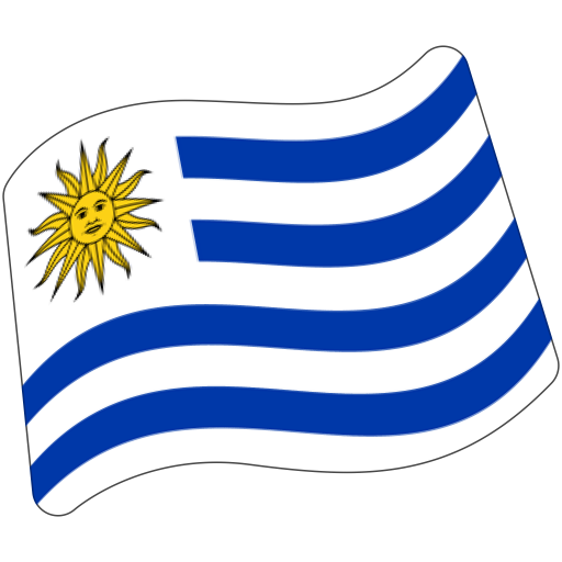 Flag: Uruguay as drawn by Google in Android 7.0