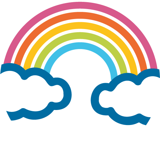 Rainbow as drawn by Google in Android 7.0