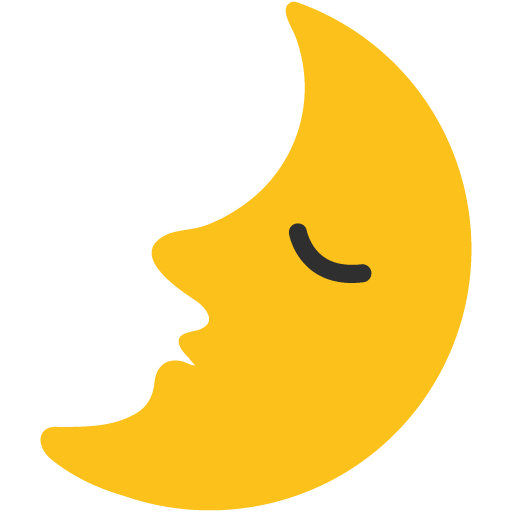 First Quarter Moon Face, the design in this release
