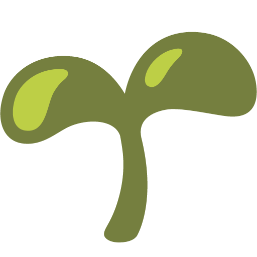 Seedling as drawn by Google in Android 7.0