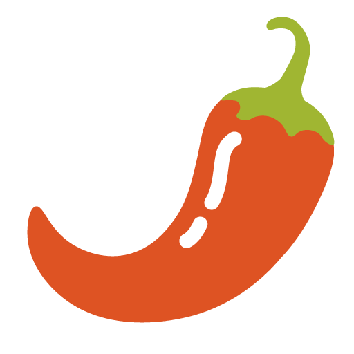 Hot Pepper as drawn by Google in Android 7.0