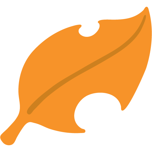 Fallen Leaf as drawn by Google in Android 7.0