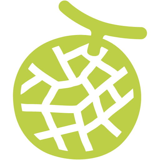 Melon as drawn by Google in Android 7.0