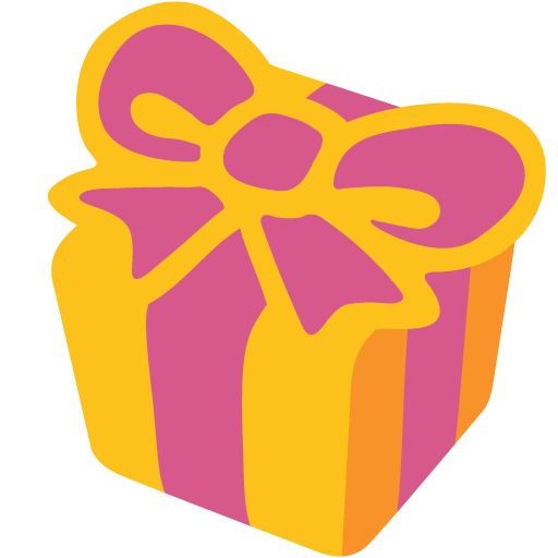 Wrapped Gift as drawn by Google in Android 7.0
