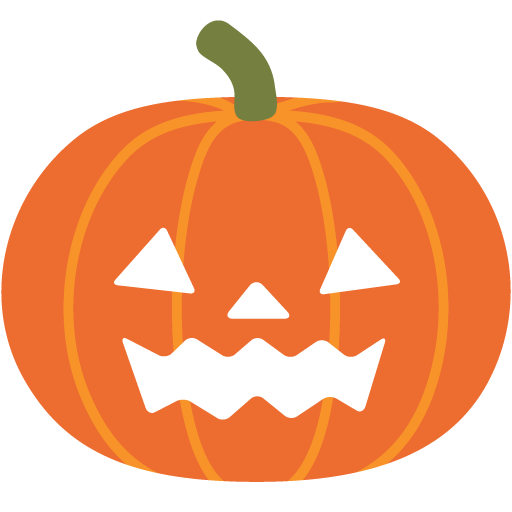 Jack-O-Lantern as drawn by Google in Android 7.0