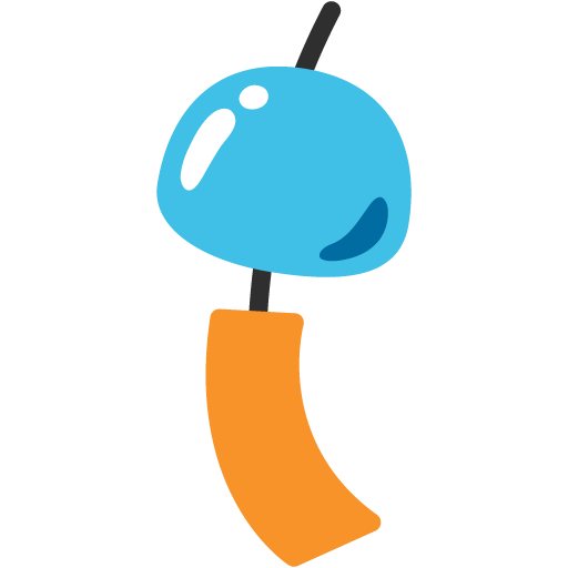 Wind Chime as drawn by Google in Android 7.0