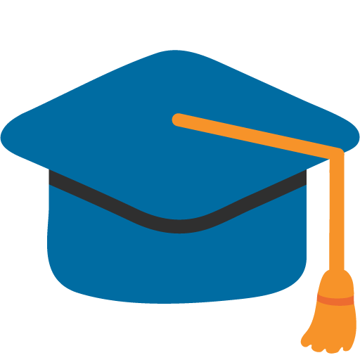 Graduation Cap as drawn by Google in Android 7.0