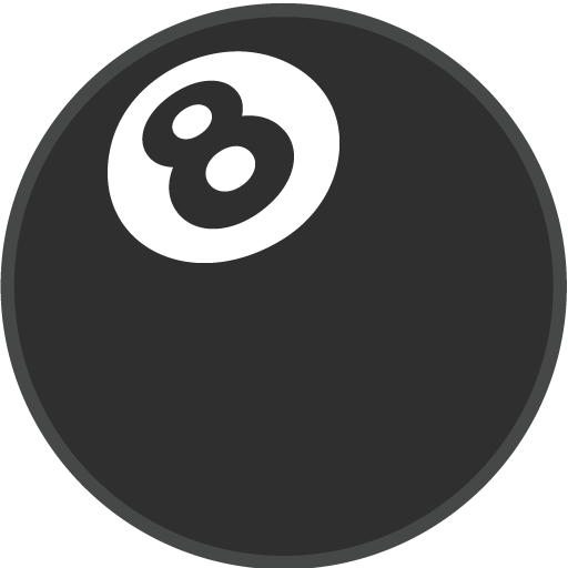 Pool 8 Ball as drawn by Google in Android 7.0
