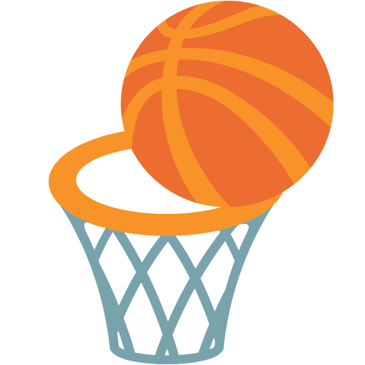 Basketball as drawn by Google in Android 7.0