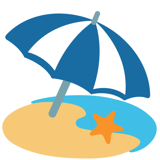 Beach with Umbrella, the design in this release